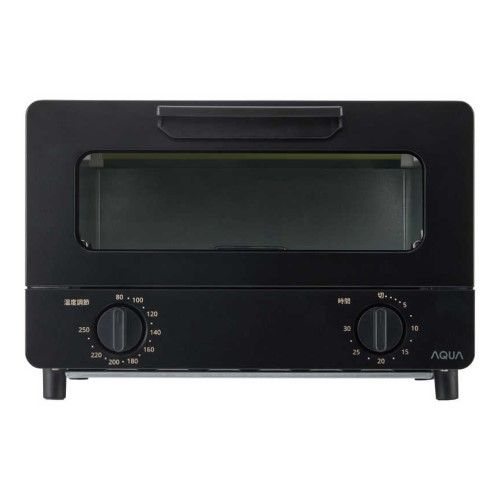 オーブントースター 1200 W 焼き ブラック アクア AQT CS 14 T K