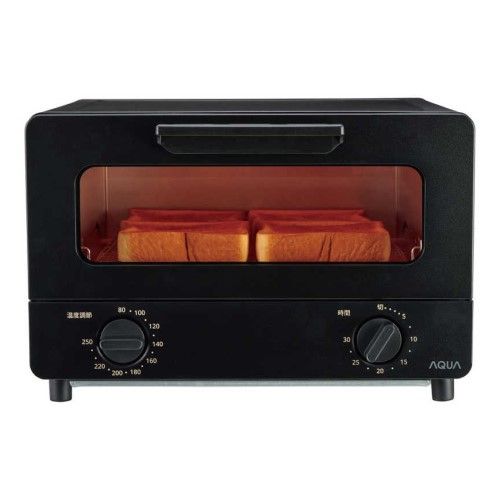  オーブントースター 1200 W 焼き ブラック アクア AQT CS 14 T K トースター 電子レンジ オーブン