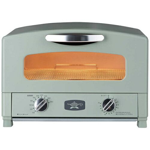 グラファイトトースター 焼き グリーン 日本エー アイ シー AET GS 13 D G