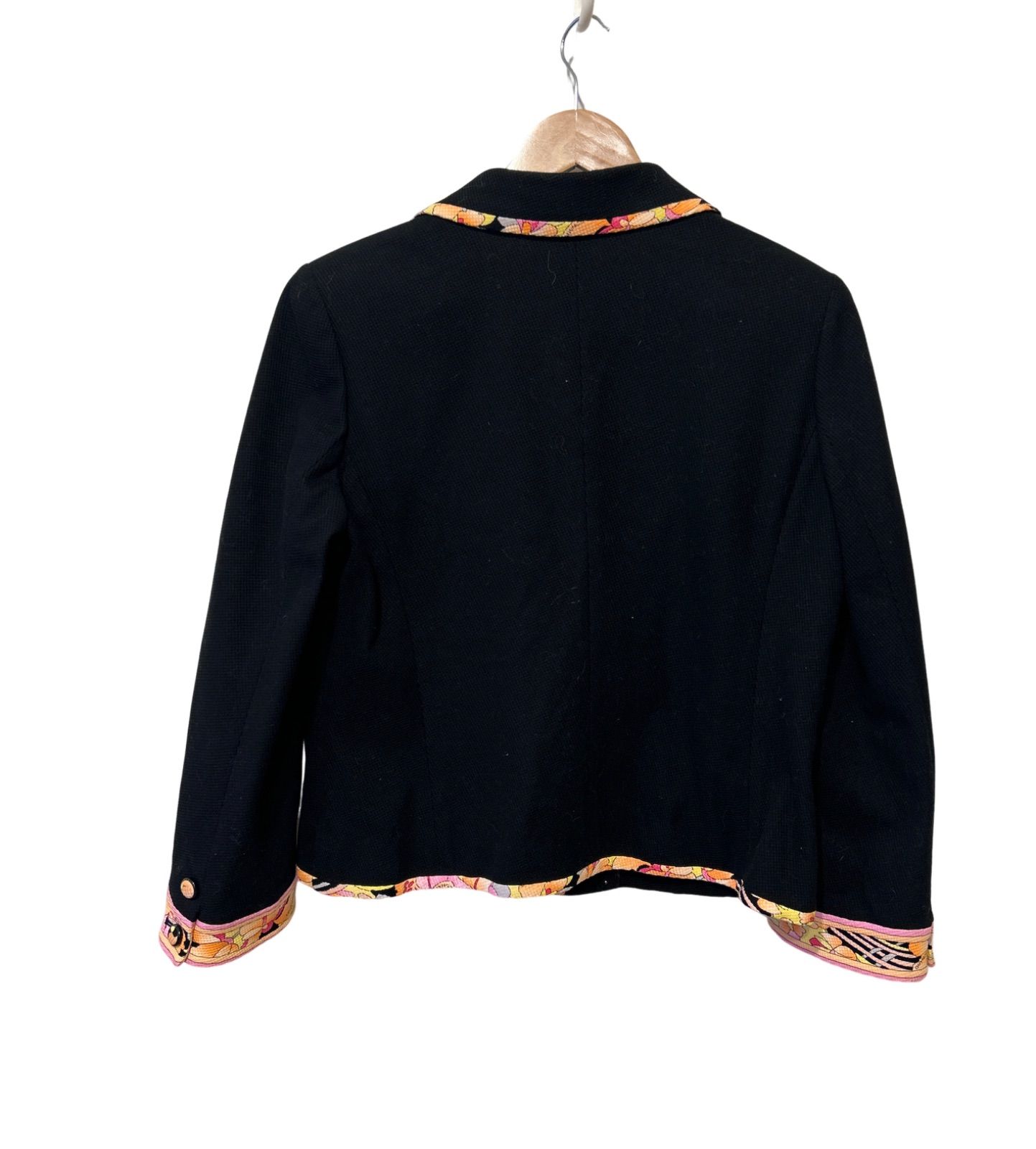 ZM1687 LEONARD レオナール ジャケット レディース ブラック 黒 サイズ