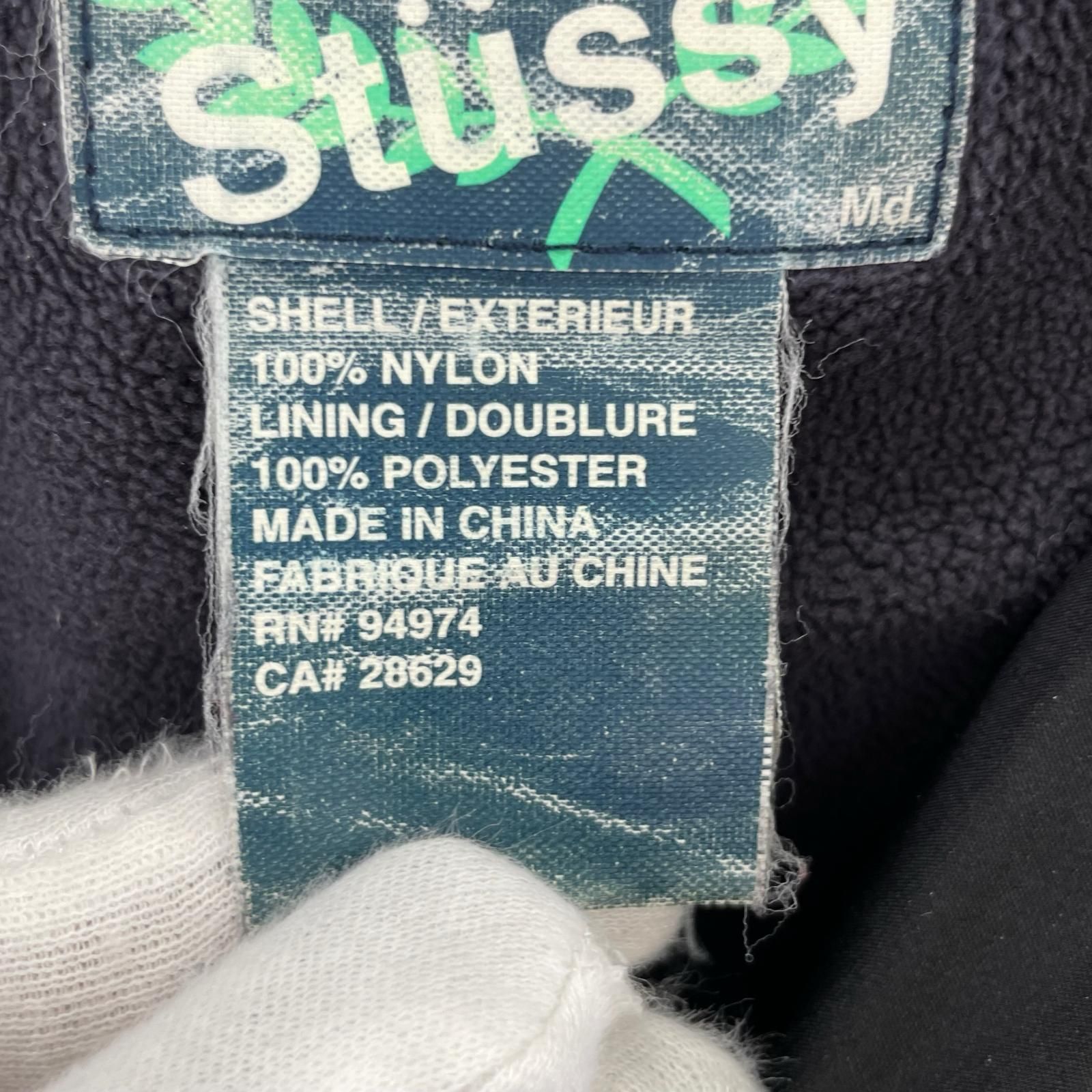 STUSSY OLD STUSSY 90s 紺ﾀｸﾞ ssﾘﾝｸﾅｲﾛﾝﾊﾟｰｶｰ ﾈｲﾋﾞｰ - メルカリ