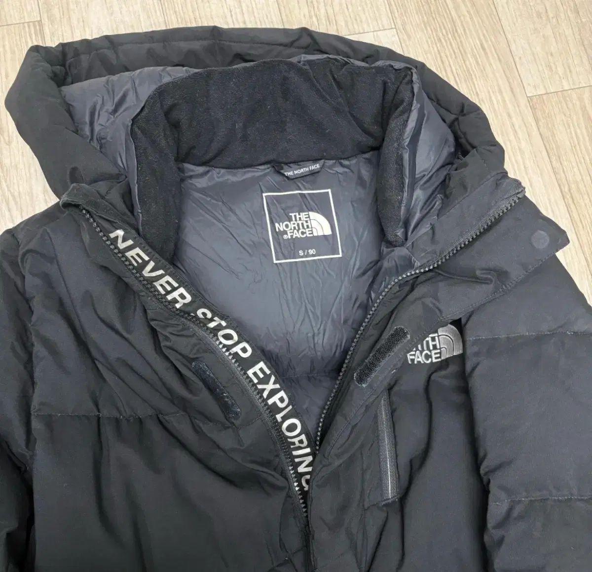THE NORTH FACE ザノースフェイス ブラック ダウンジャケット ロング丈