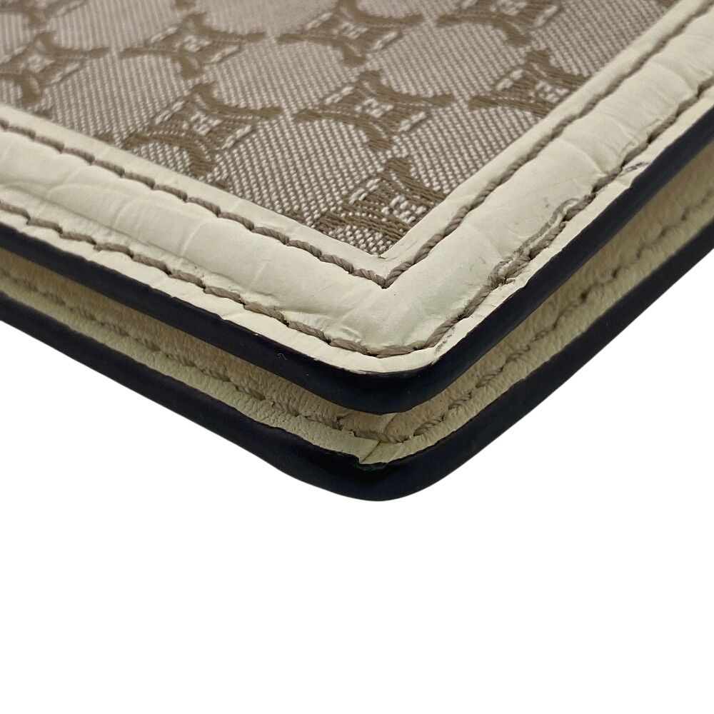  CELINE セリーヌ 二つ折り財布 ベージュ レディース その他 小物