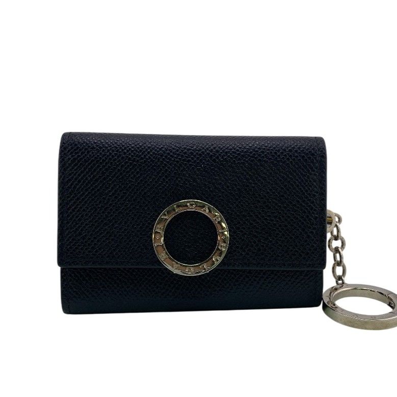 BVLGARI ブルガリ ６連 キーケース ブラック メンズ