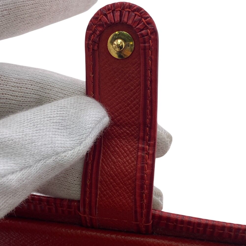  LOUIS VUITTON ルイヴィトン M 63557 ポルトビエコンパクト 二つ折り財布 カスティリアンレッド レディース その他 小物