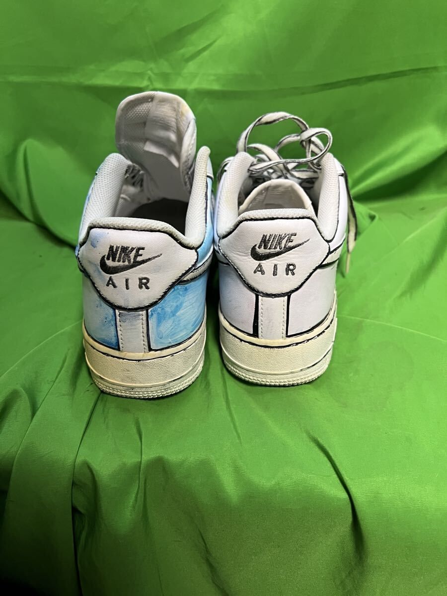 カスタムペイント★[ナイキ] エア フォース 1 [AIR FORCE 1 '] ホワイト/ホワイト 315122-111★28ｃｍ カスタムペイント☆[ナイキ] エア フォース 1 [AIR FORCE 1