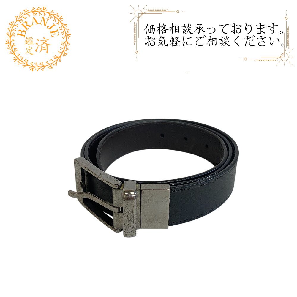 LOUIS VUITTON ルイヴィトン M 6906 リバーシブルベルト 90 36 サンチュール シアトル ベルト ブラック メンズ