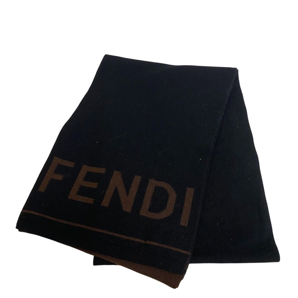 FENDI フェンディ マフラー ブラウン レディース