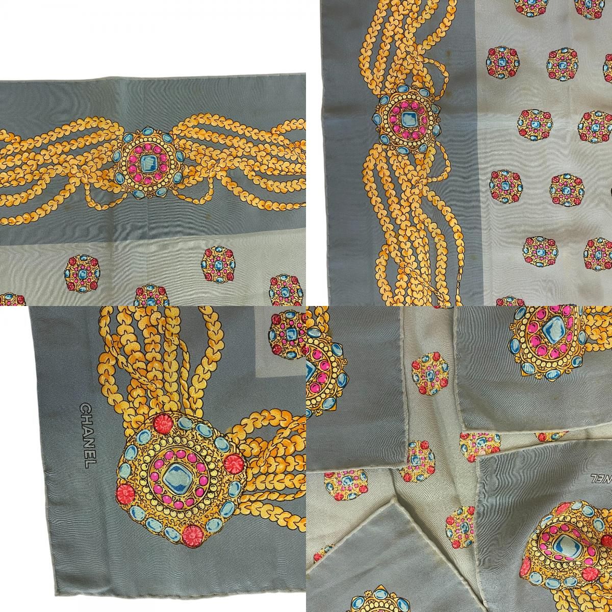  CHANEL シャネル スカーフ スモーキーグリーン レディース その他 小物