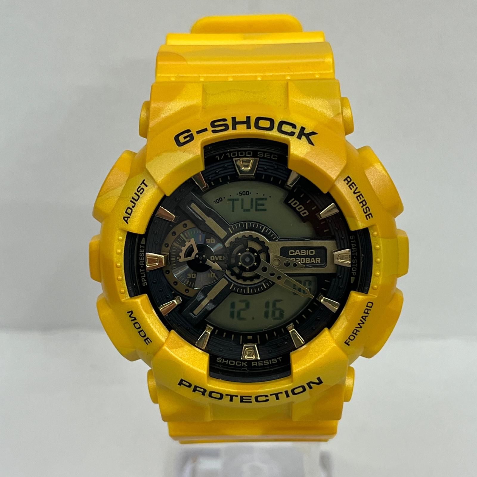 G-SHOCK ジーショック 腕時計 GA-110 CM-9 AJF イエロー 131