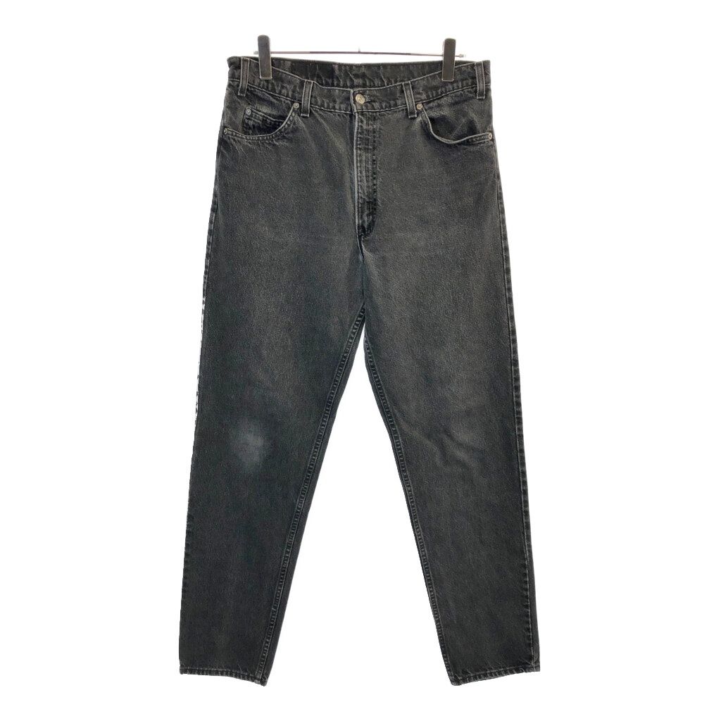 90年代 Levi s リーバイス 550 デニムパンツ オレンジタブ ブラック メンズ W 36 L 34 古着 X 0272