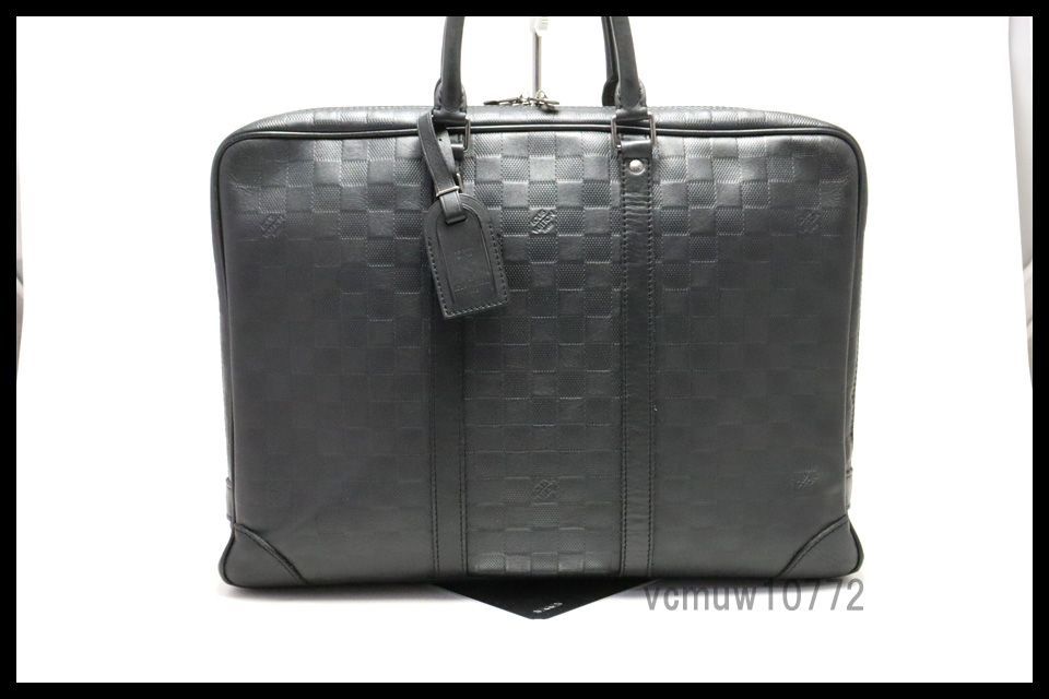 近年モデル 美 LOUIS VUITTON ダミエアンフィニ PDV レザー ビジネスバッグ ブリーフケース ルイヴィトン 1113 xf 6257719