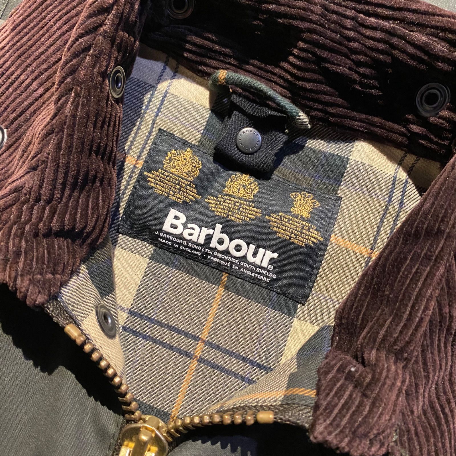BARBOUR SL BEDALE Oiled Cotton size34 バブアー ビデイル オイルド