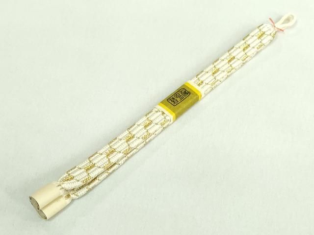 平和屋本店□極上 有職組紐道明 帯締め 亀甲組 羽織紐 宮内庁御用 国立