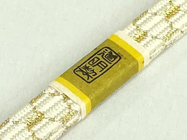 上 有職組紐道明 帯締め 亀甲組 羽織紐 宮内庁御用 国立博物館御用 東京芸術大学御用 kh 6