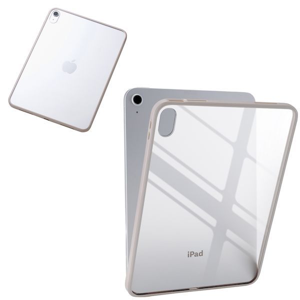 【新品・7営業日以内発送】エレコム ELECOM TB-A25RTSLOGB iPad ケース 11インチ A16 ／10．9インチ 第10世代 耐衝撃 背面クリア グレージュ TBA25RTSLOGB【沖縄離島販売不可】