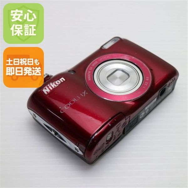 中古 COOLPIX L26 レッド 即日発送 デジカメ Nikon デジタルカメラ