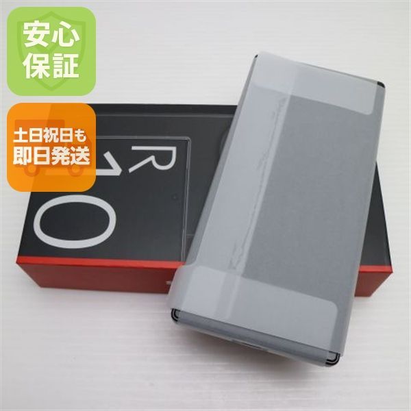 SIMフリー AQUOS R 10 チャコールブラック スマホ SHARP 01000