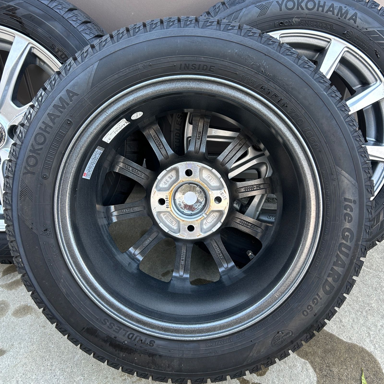 愛知県愛西市発】MiLLOUS ミルウス 165/65R14 5 1/2J 100 YOKOHAMA ice