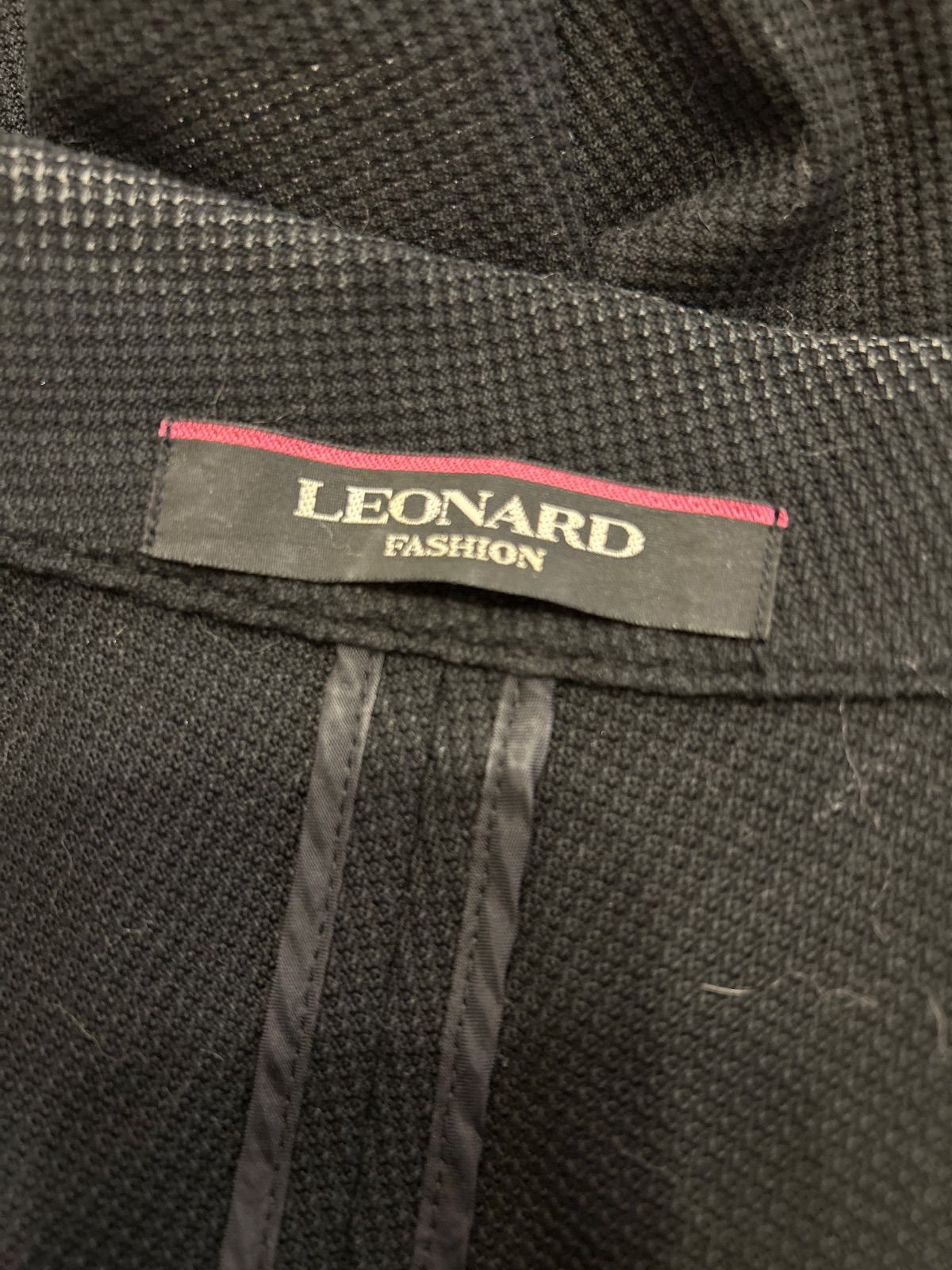 ZM1687 LEONARD レオナール ジャケット レディース ブラック 黒 サイズ