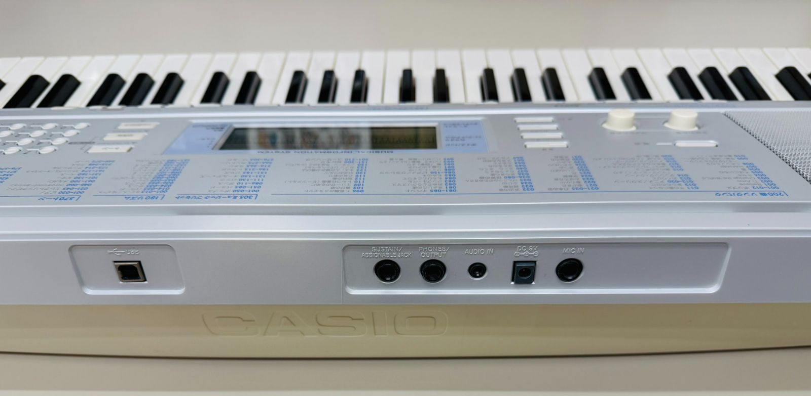 CASIO LK-207 - 光ナビゲーションキーボード(中古品) - メルカリ