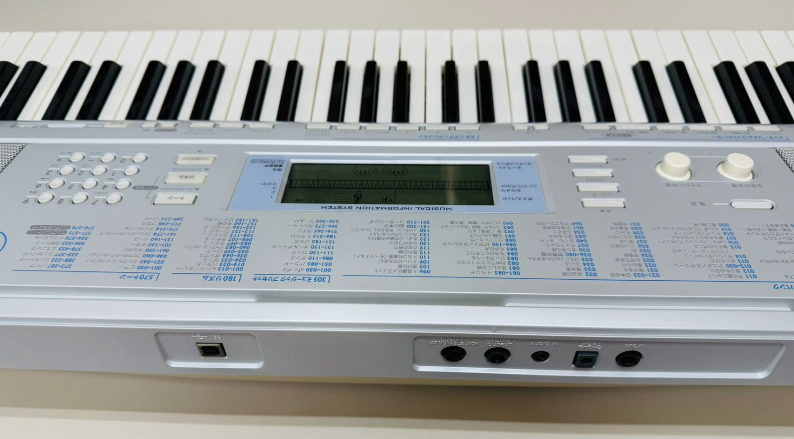 CASIO LK-207 - 光ナビゲーションキーボード(中古品) - メルカリ