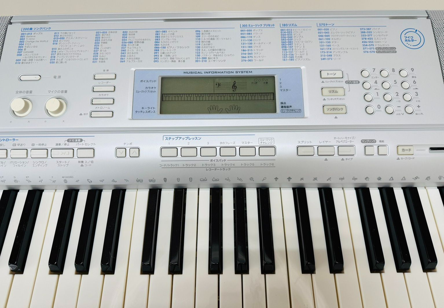 CASIO LK-207 - 光ナビゲーションキーボード(中古品) - メルカリ