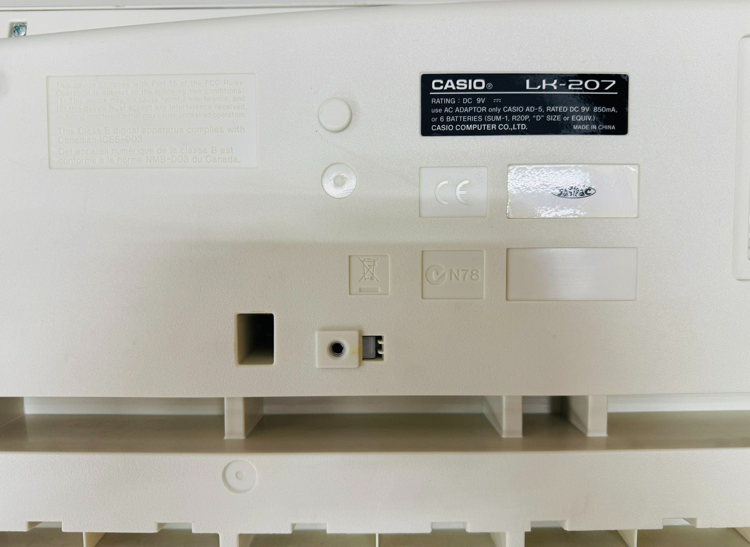 CASIO LK-207 - 光ナビゲーションキーボード(中古品) - メルカリ