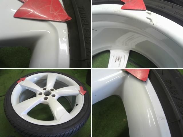  20インチ 夏 ノーマルタイヤ アルミホイール 4本 255 35 ZR 20 8 5 J 5穴 PCD 112 アウディ A 6外し 自社品番240646 20インチ サマータイヤ ノーマルタイヤ