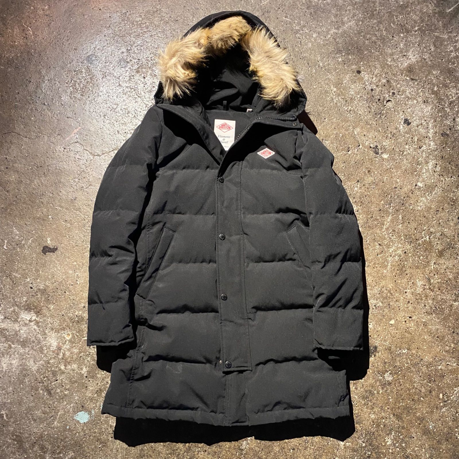 DANTON DOWN HOODED JACKET sizeS ダントン ダウンコート レディース