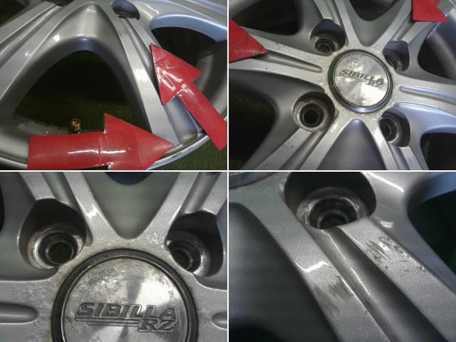  SIBILLA 14インチ アルミホイール 4本 ワゴンＲ外し 自社品番250104 14インチ ホイール