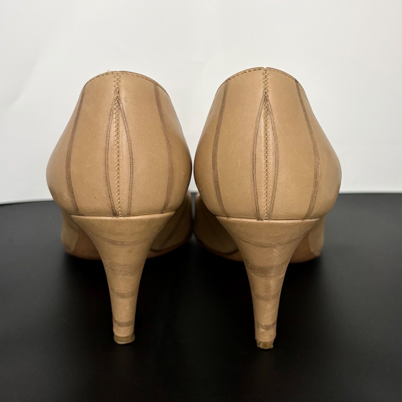 セルジオロッシ SERGIO ROSSI パンプス ストライプ ボーダー