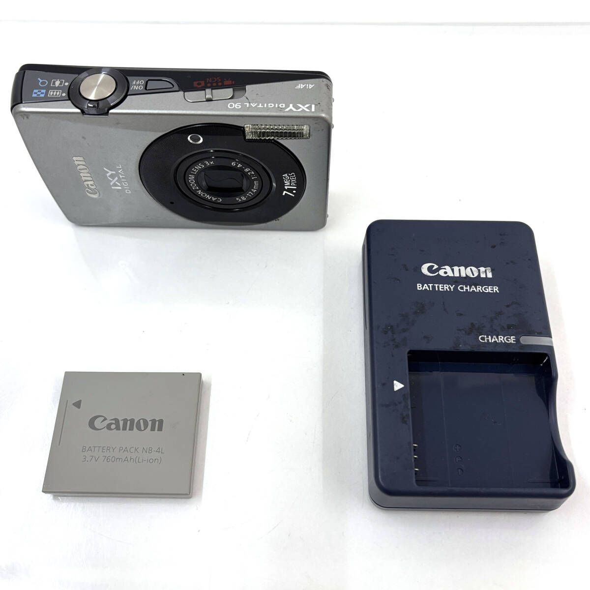 Canon IXY 90F デジタルカメラ 本体・バッテリー・充電器付き キヤノン】CANON IXY DIGITAL 90 + バッテリー 充電器 コンパクト