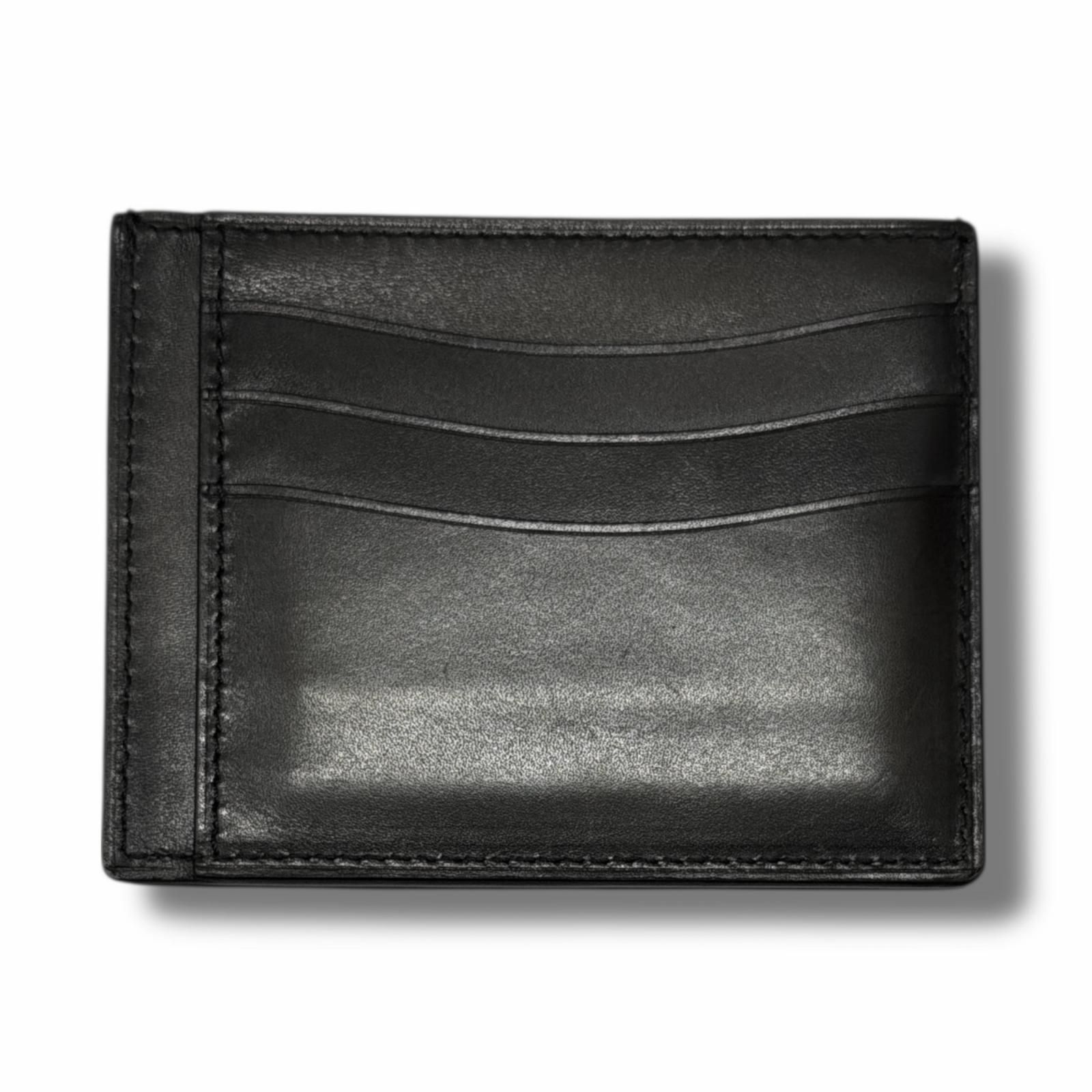 参考上代92400円 Berluti バンブーテトリスカードホルダー カードケース パスケース ベルルッティ FO 234 ブラック F 4072 M