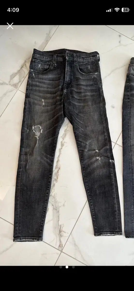 R 13 アール サーティーン アルサテン ドロップ ジーン