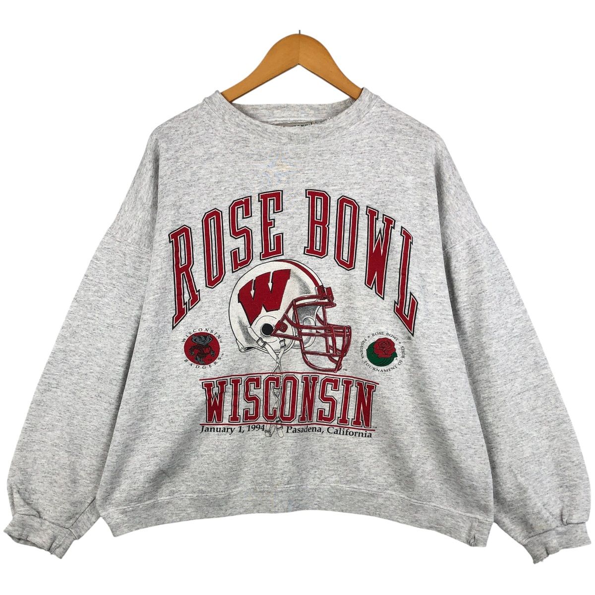 古着 90年代 GALT SAND WISCONSIN ウィスコンシン大学 ROSE BOWL 1994 ローズボウル カレッジスウェットシャツ トレーナー/eaa599799