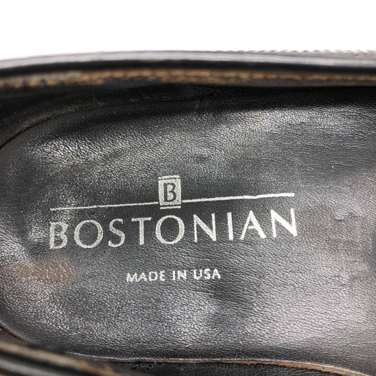  古着 ボストニアン Bostonian キルト ウイングチップ タッセルローファー 8 1 2 M メンズ26 5 cm相当 saa 014486 デッキシューズ 靴