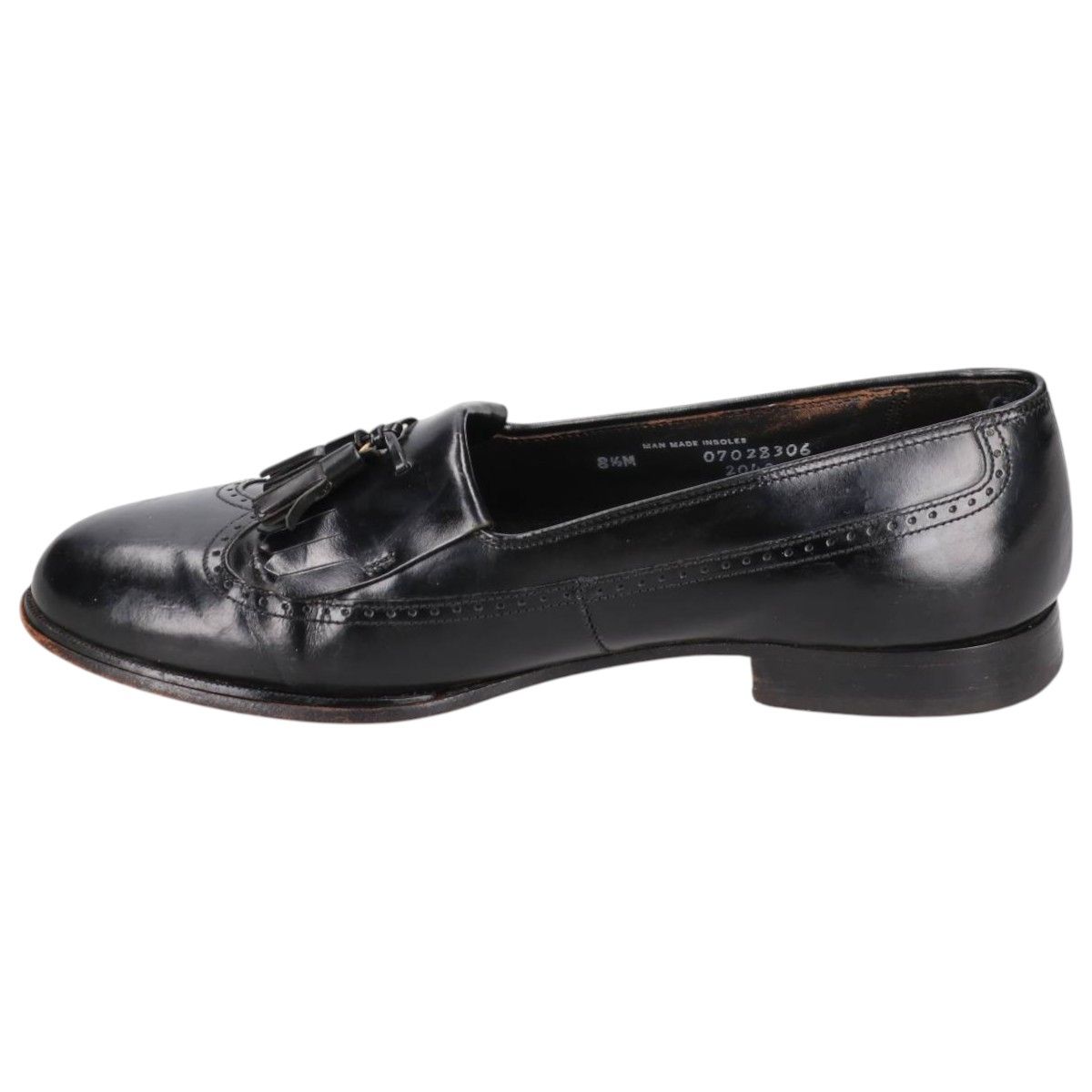 古着 ボストニアン Bostonian キルト ウイングチップ タッセル