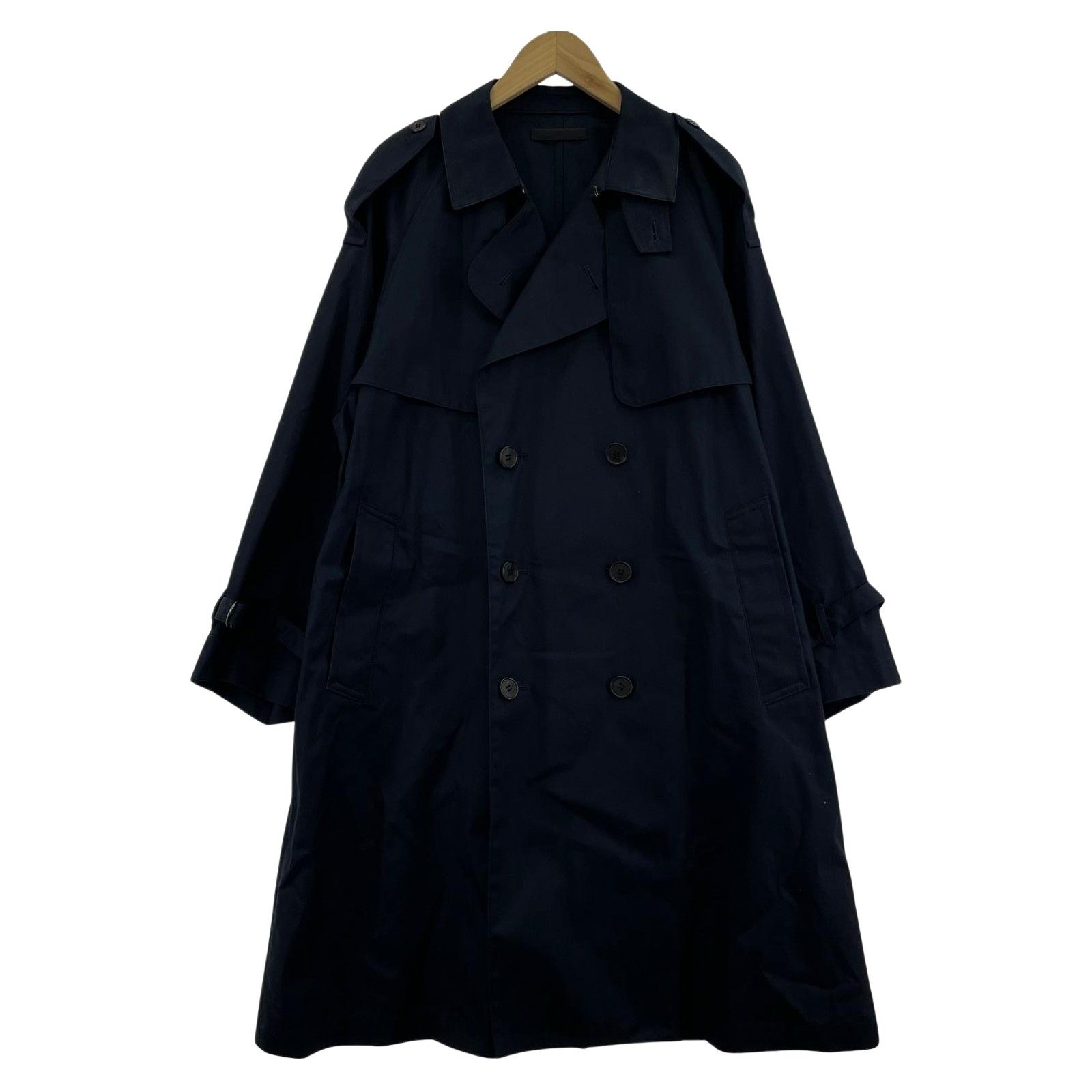 juha トレンチコート ネイビー