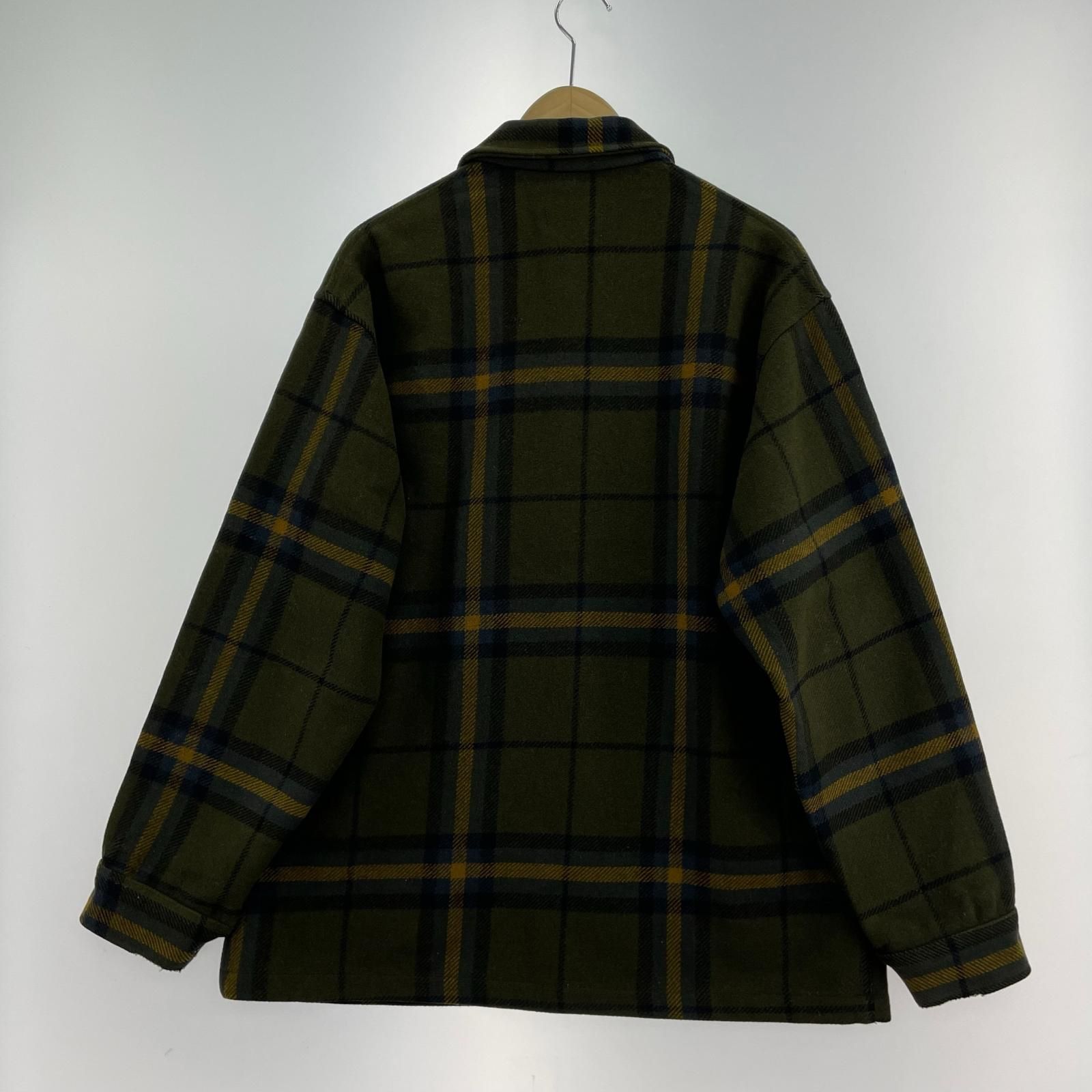 PENDLETON 60s USA CPO ｼｬﾂｼﾞｬｹｯﾄ M ｸﾞﾘｰﾝ 工場 60s pendleton ウール