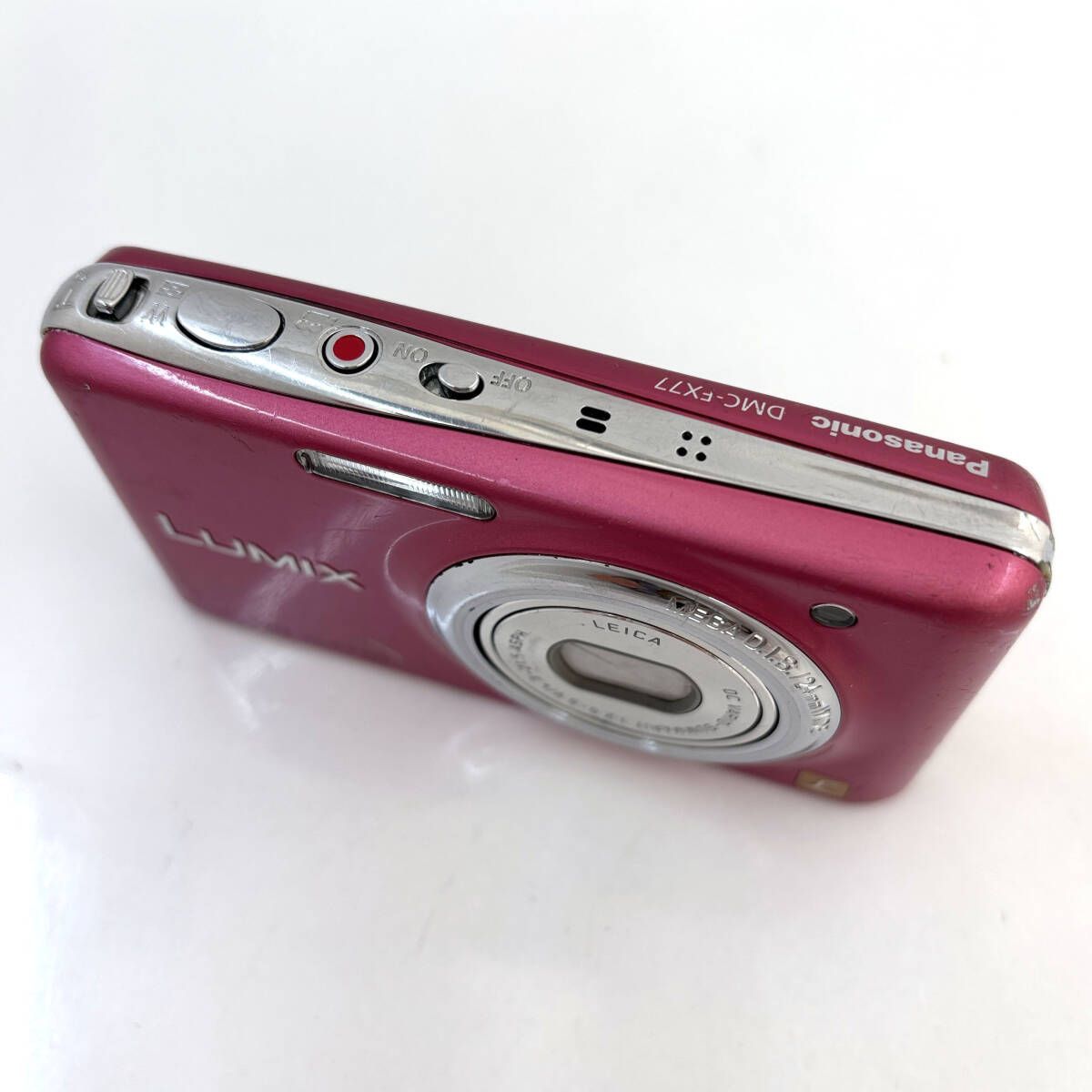 パナソニック】Panasonic LUMIX DMC-FX77 ピンク + バッテリー