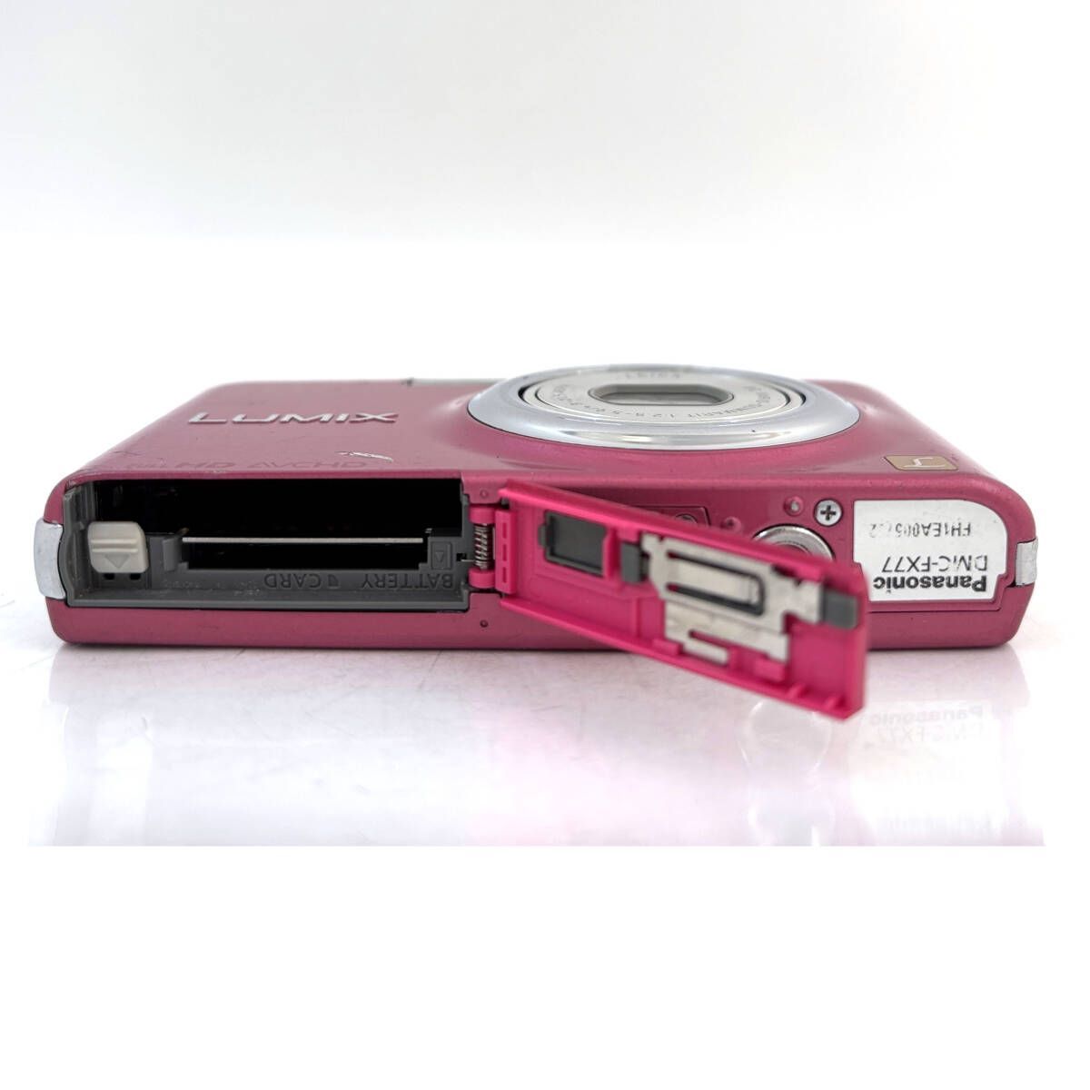 パナソニック】Panasonic LUMIX DMC-FX77 ピンク + バッテリー
