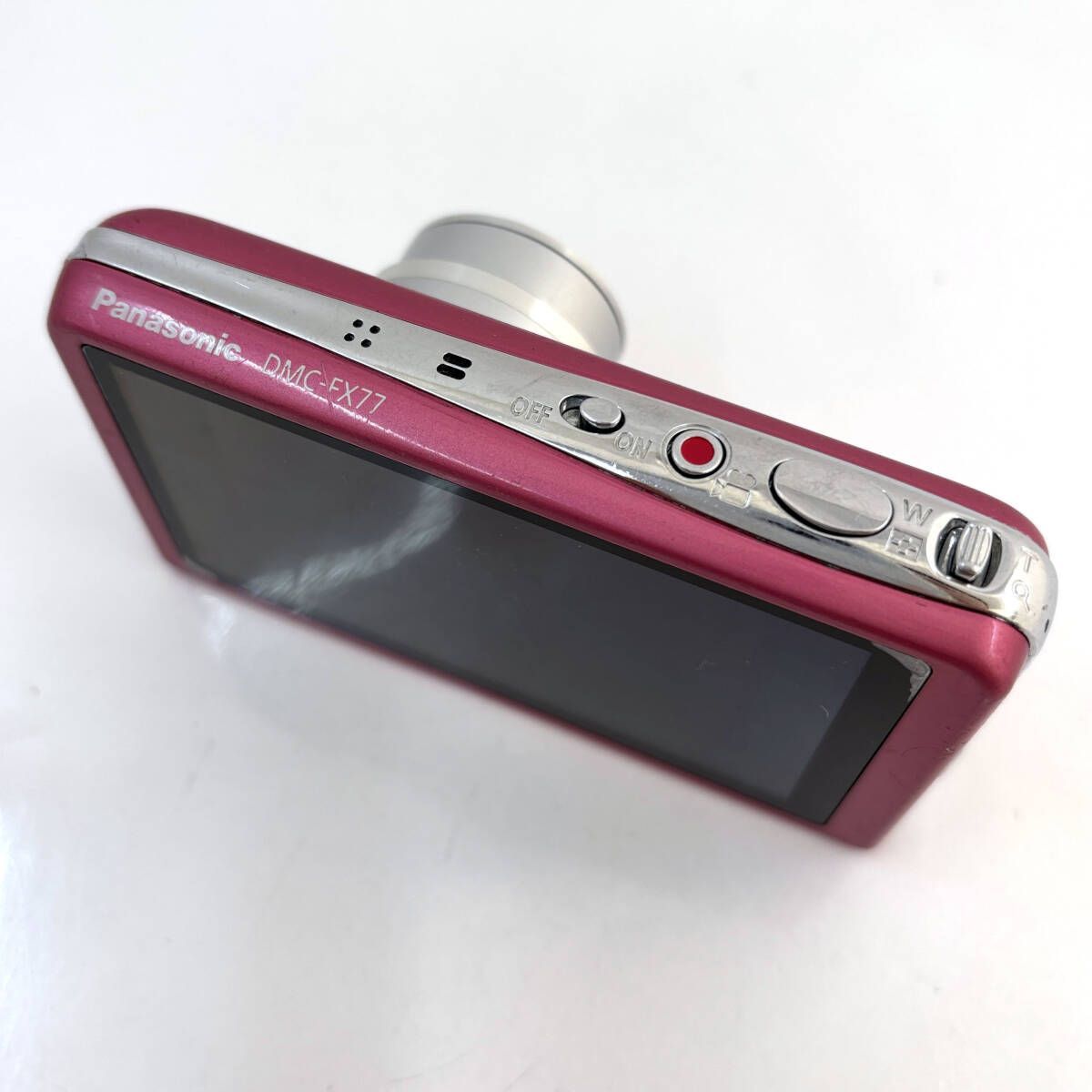 パナソニック】Panasonic LUMIX DMC-FX77 ピンク + バッテリー