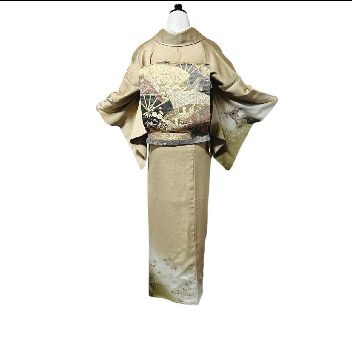 未使用 新品同様 ほぼ美品 袷 正絹 蘇州刺繍 訪問着 フルセット 4点