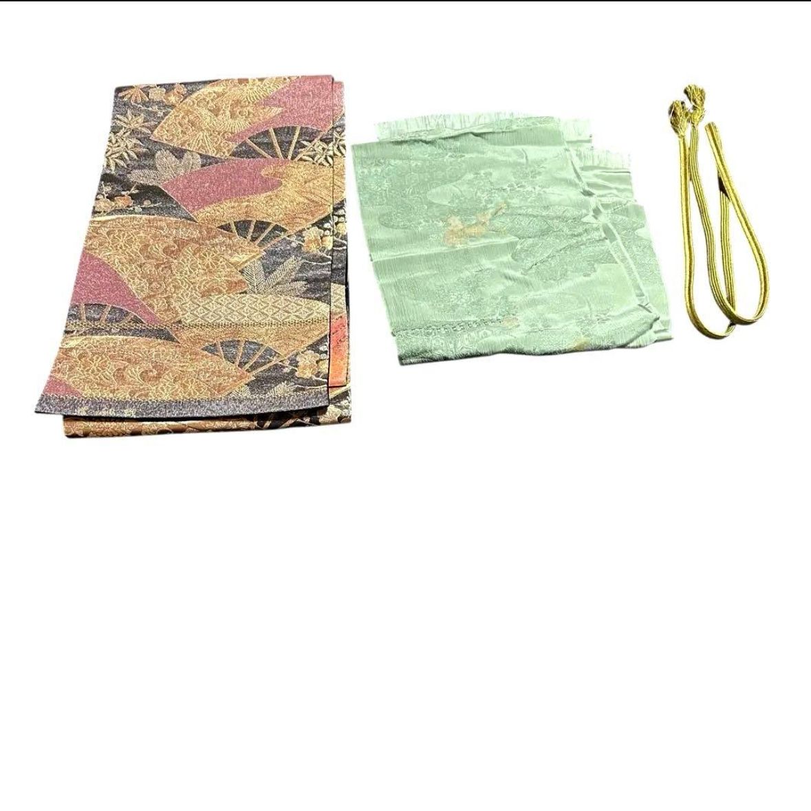 未使用 新品同様 ほぼ美品 袷 正絹 蘇州刺繍 訪問着 フルセット 4点