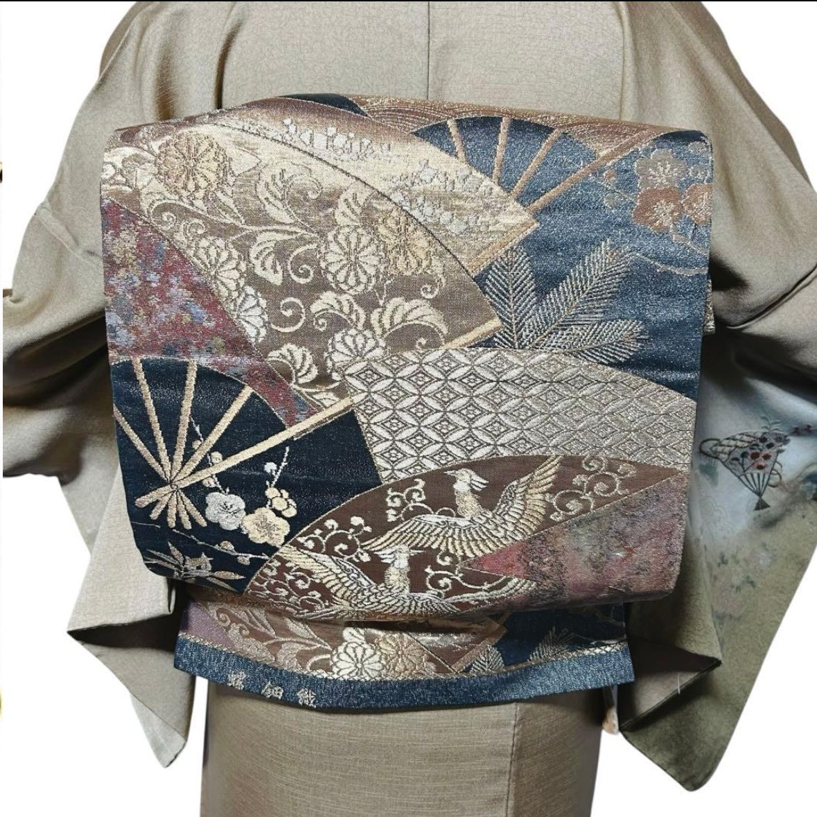 未使用 新品同様 ほぼ美品 袷 正絹 蘇州刺繍 訪問着 フルセット 4点