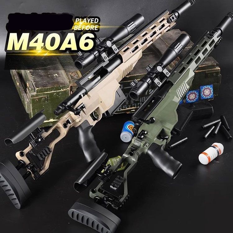 狙撃銃風おもちゃ銃 スナイパーライフル ボルトアクション式排莢再現