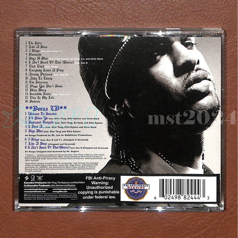 ☆G-RAP / Slim Thug – Already Platinum G-RAP/GANGSTA】SLIM THUG /ALREADY PLATINUM (2CD) [2025/12] - メルカリ