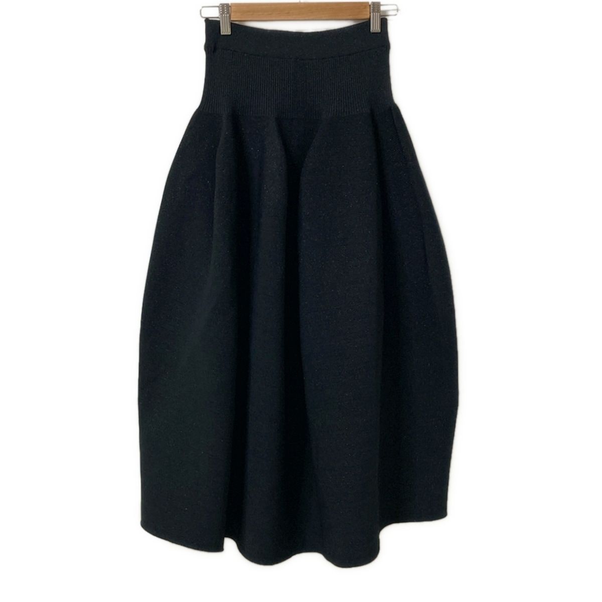 CFCL シーエフシーエル ロングスカート サイズ1 S レディース - 黒×シルバー