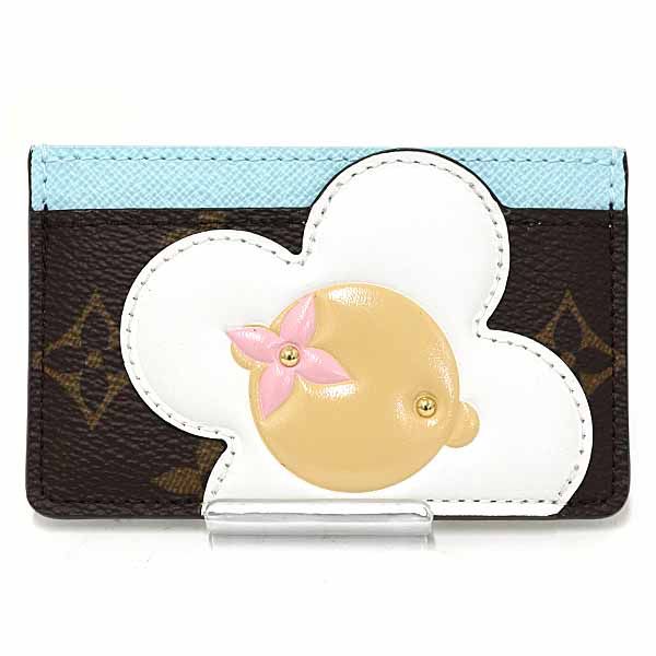 ルイ ヴィトン LOUIS VUITTON カードケース ポルト カルト サーンプル キャンバス M 12213 モノグラム アズール フロスト